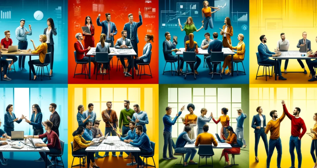 what is the ecological fallacy is illustrated with a picture of several groups of people working around a table.